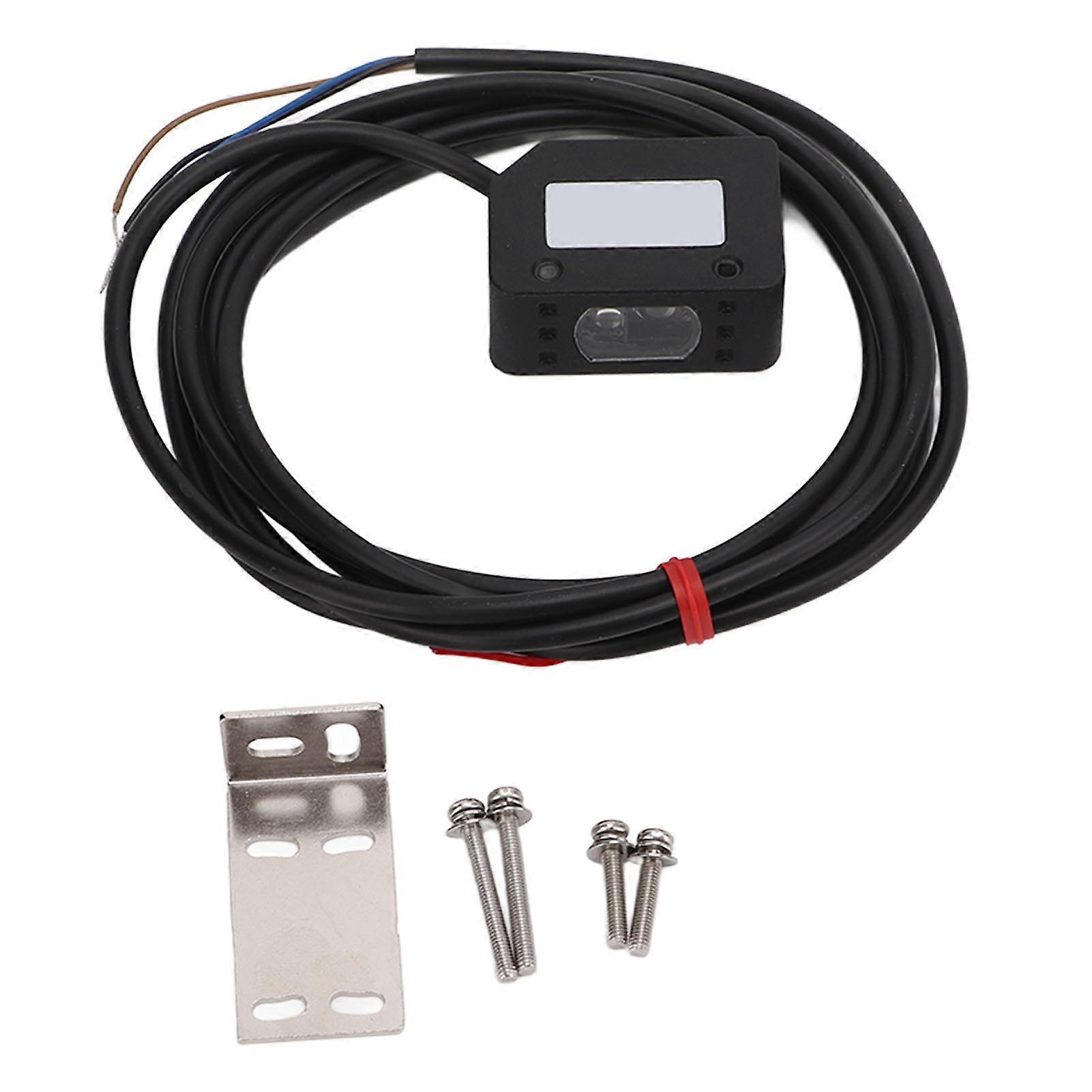 Digital Color Mark Sensor - High Accuracy NPN Switch, Easy Setup, Durable ABS Housing