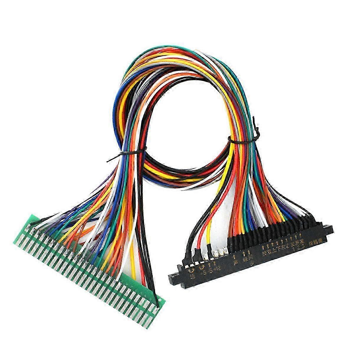28Pin Jamma Extension Cable Arcade Game Machine Jamma Harness Connectors Gold Finger for Arcade Gam js
