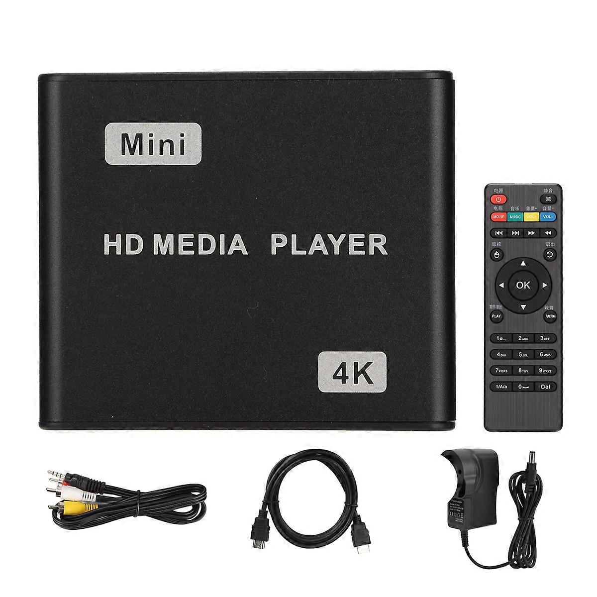 Elegant Media Solution, Mini Size Hdmi Media Player Offers A Seamless 1080P Full-Hd Viewing Experience, Digital Media Player With Convenient