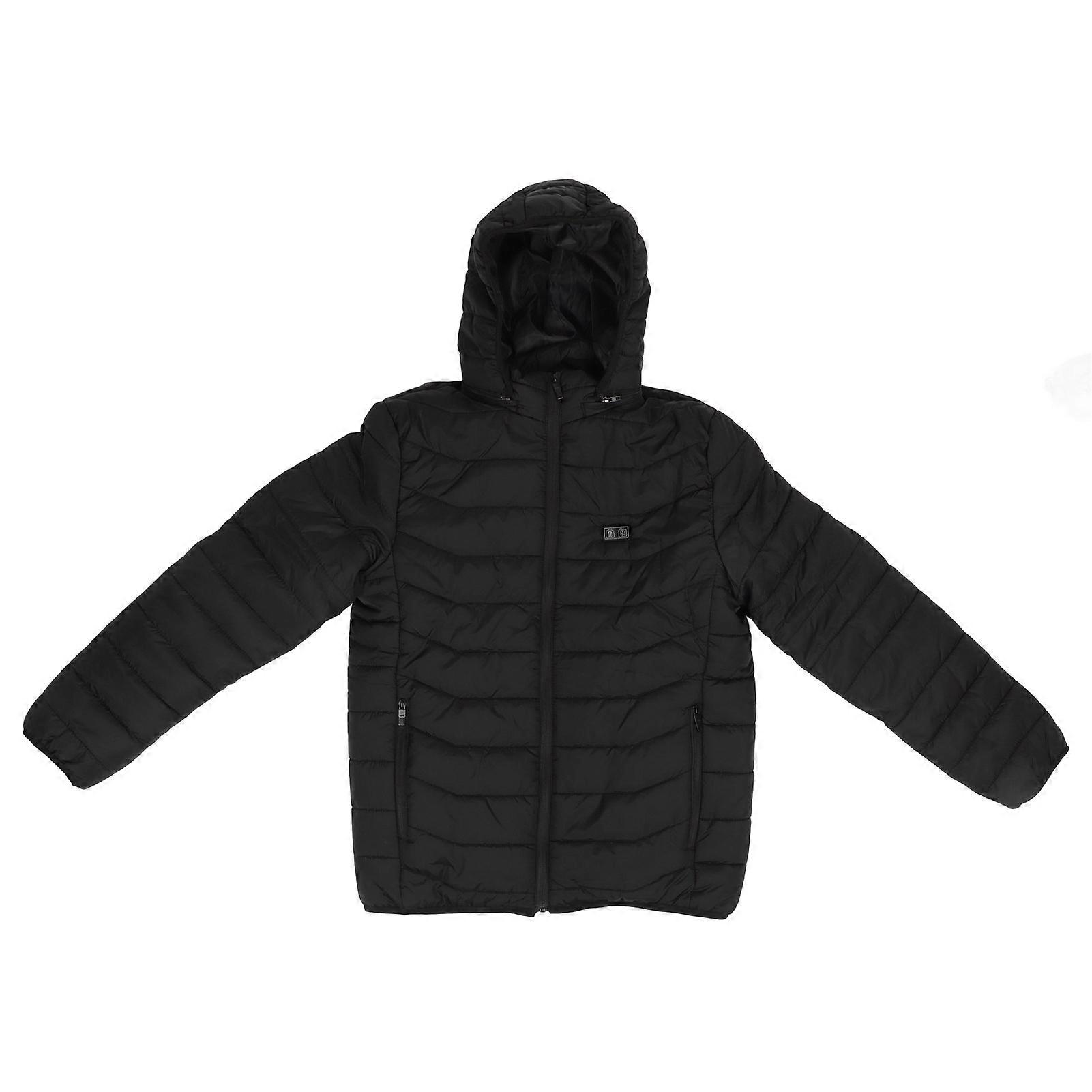 USB Heating Jacket Men Electric Heated Intelligent 2 Area 2 Control Winter Keeping Warm