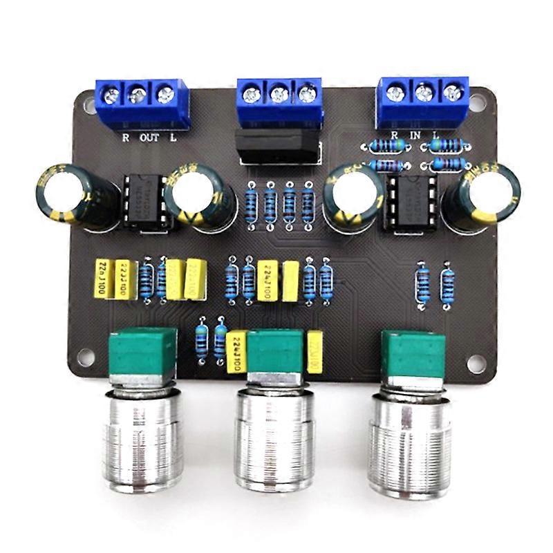 Dual NE5532 Tone Stereo Preamplifier Board Audio HiFi Amprifier Equalizer Preamp Treble Bass Tone Co