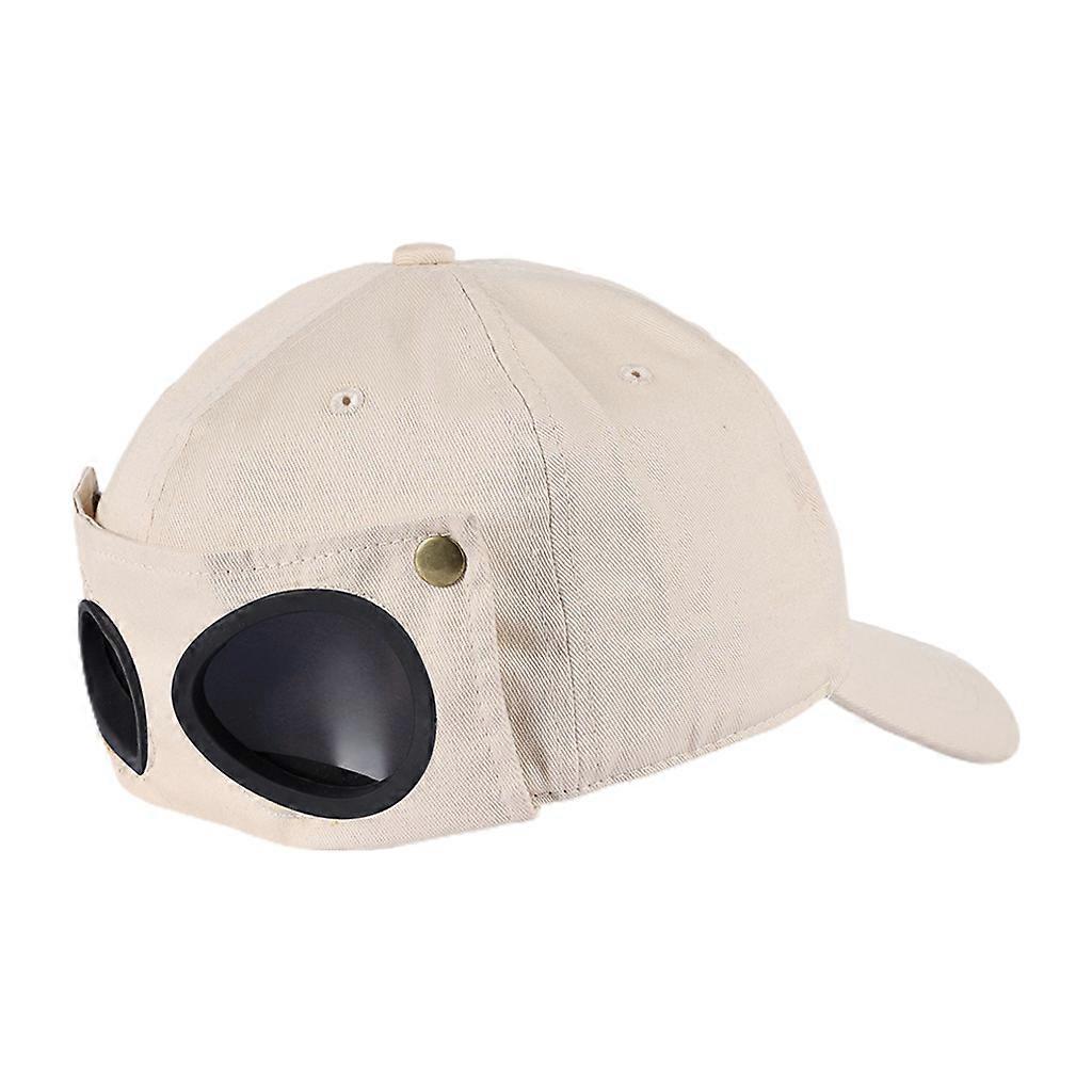 قبعة بيسبول تجريبية قبعة بيسبول مع نظارات واقية مع للشمس للحماية من النظارات الشمسية قبعة أبي قبعة منحنية قناع الهيب هوب قبعة كاكي