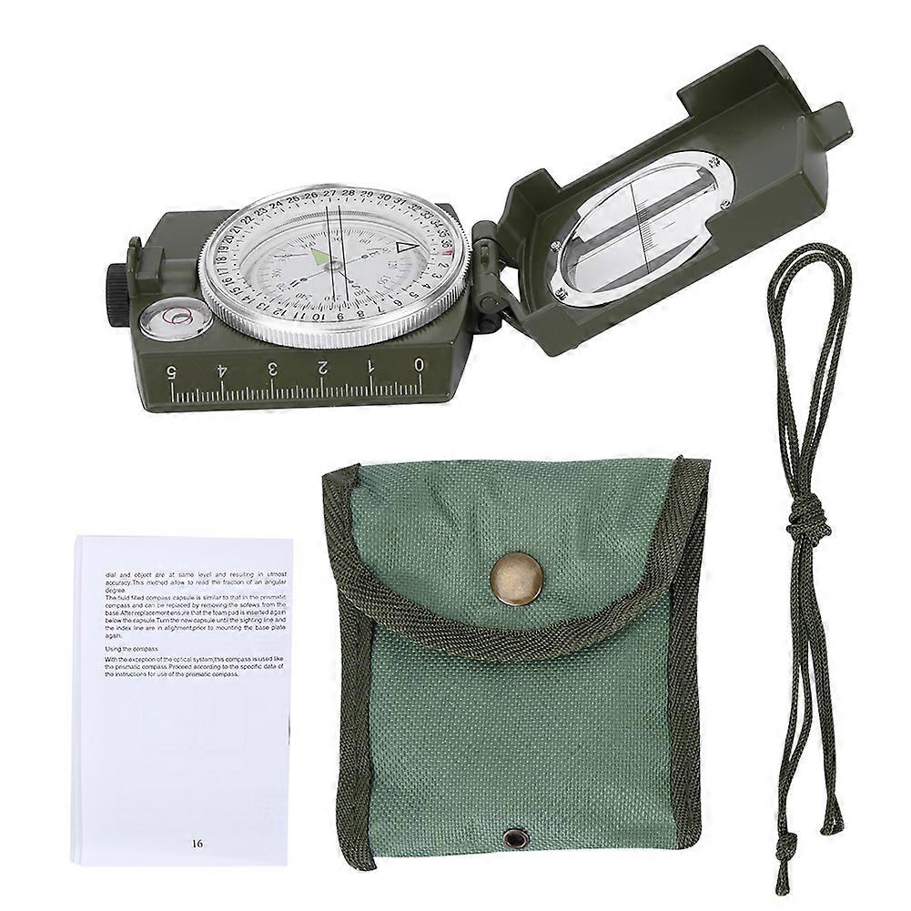 High Precision Metal Compass Magnetic Compass Multi-function Outdoor Travel Compass