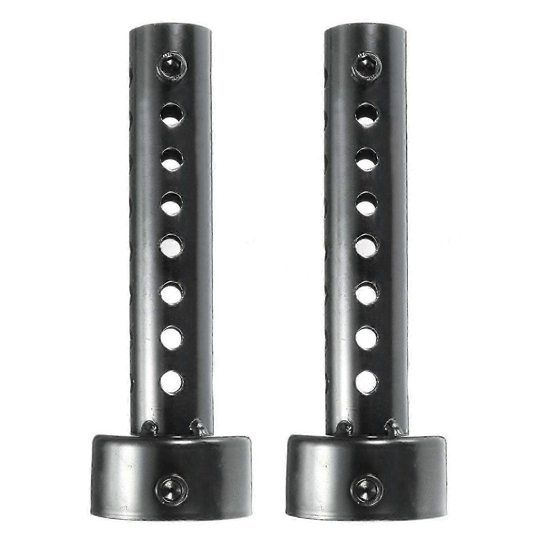 2x Universal Motorrad Auspuffdose Schalldämpfer Db Killer Schalldämpfer 48mm Schwarz