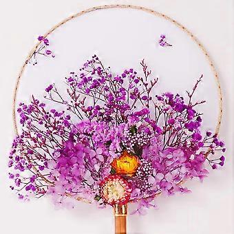Tørkede blomster for harpikssmykkeformer med pinsett, vifte, for DIY-håndverk, neglekunst, stearinlys, såpelaging, telefondeksel, smykker, anheng, blomsterdekorasjoner