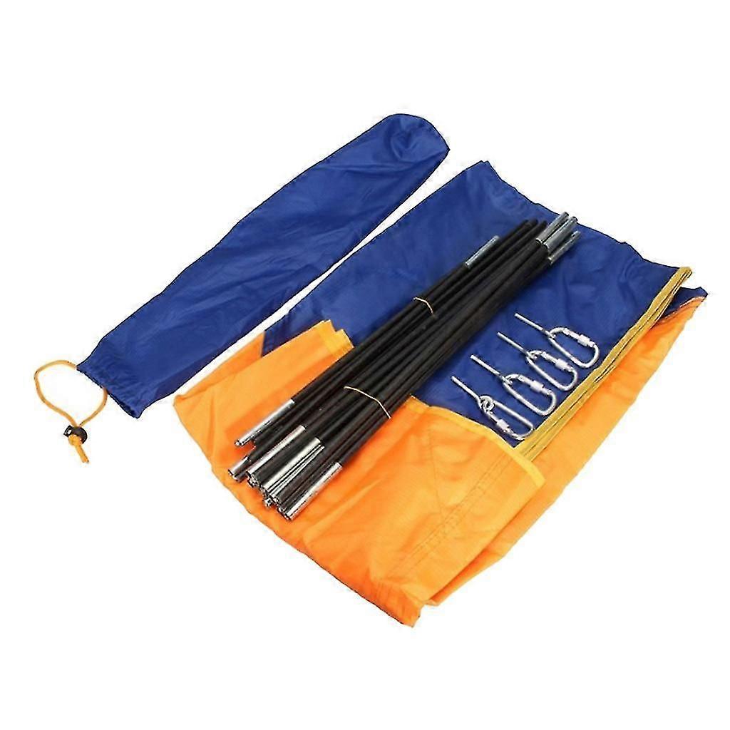 Inflatable Boat Kayak Canopy Awning Sun Shade ShelteR 4 Person 145x351cm