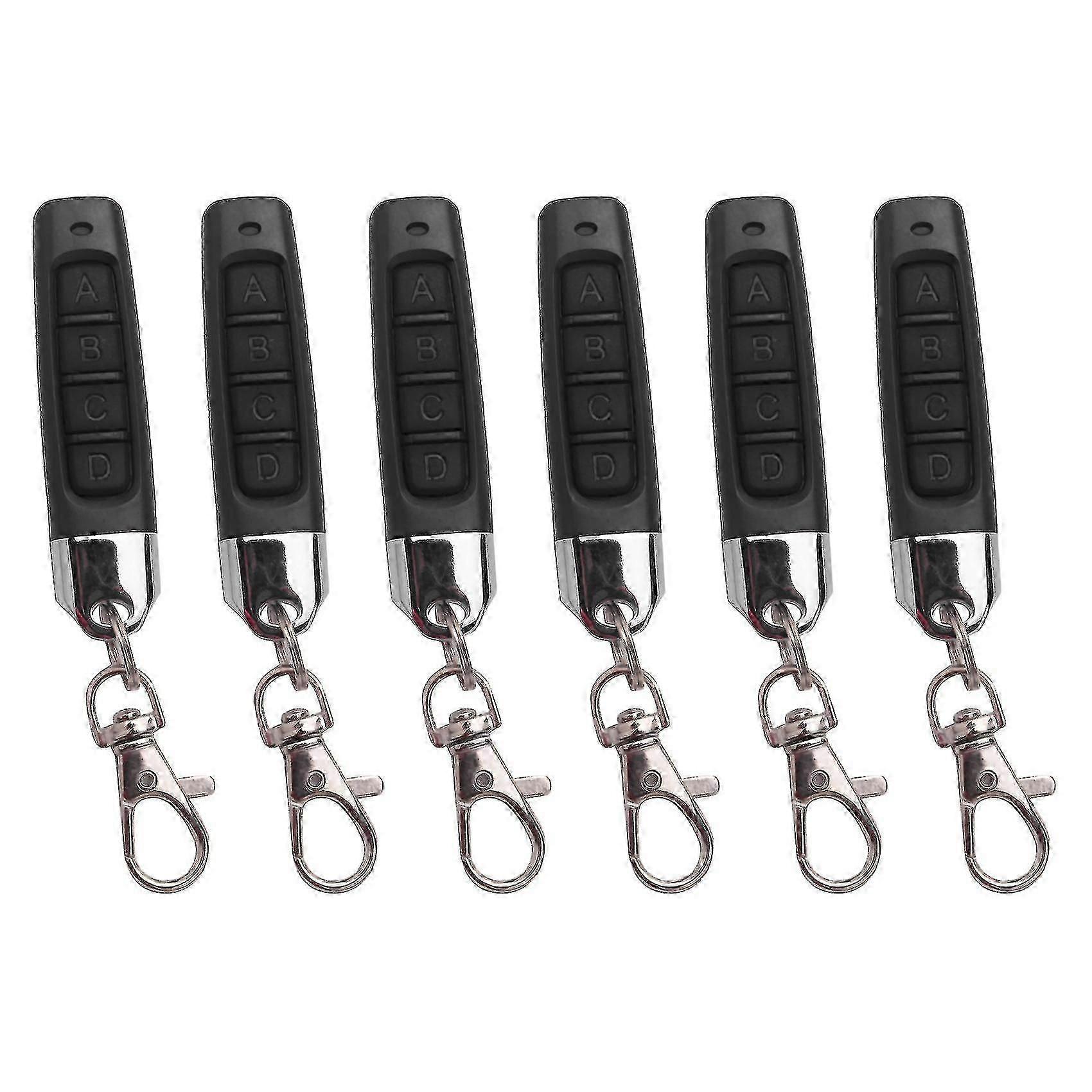 6x 433mhz Télécommande Garage Porte Ouvre-porte Télécommande Duplicateur Clone Cloning Code Car K