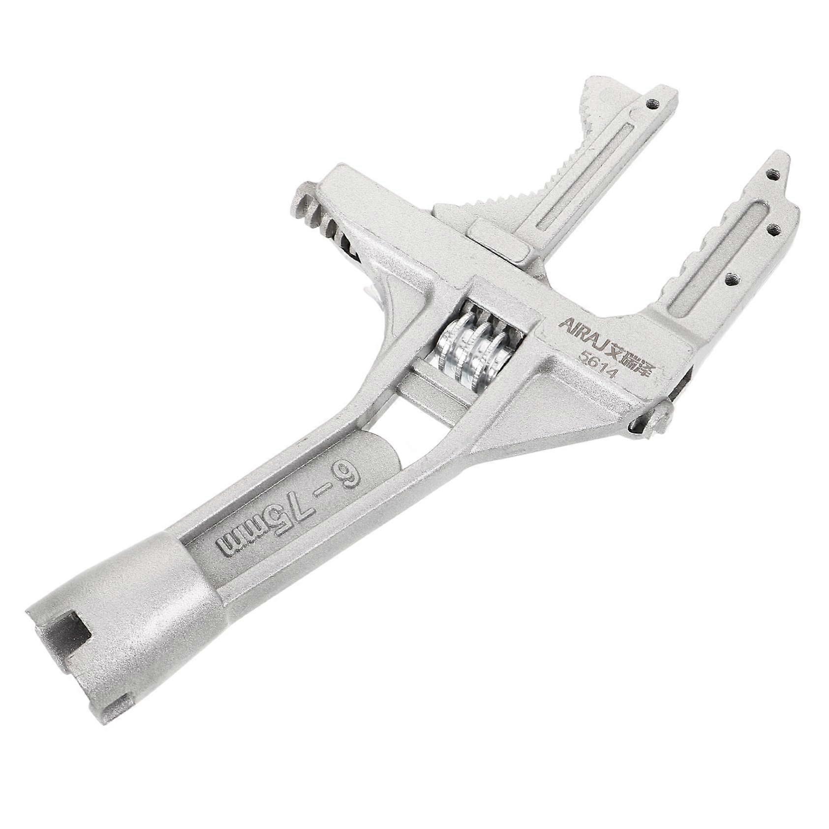 Bathroom Pipe Wrench Large Adjustable Wrench with Safe Grip Mechanism for Plumbing Repairs and Maintenance