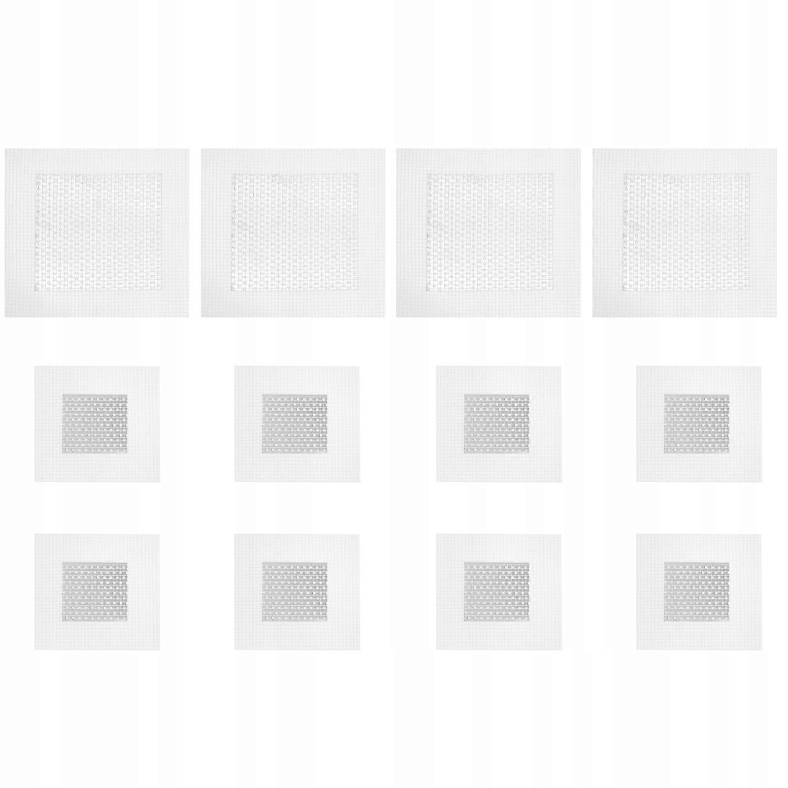 Kit de panneau mural patch de réparation avec trou de réparation, 12 pièces