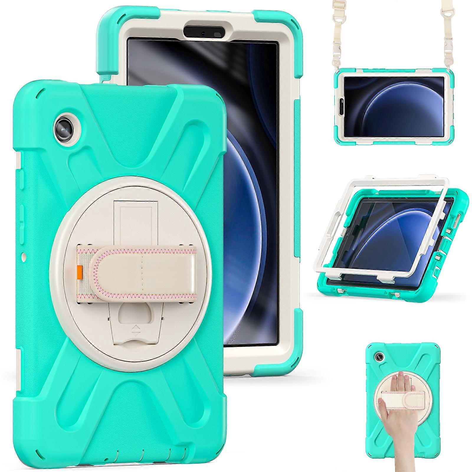 Poignée rotative Grab TPU + PC Tablet Case pour Samsung Galaxy Tab A9