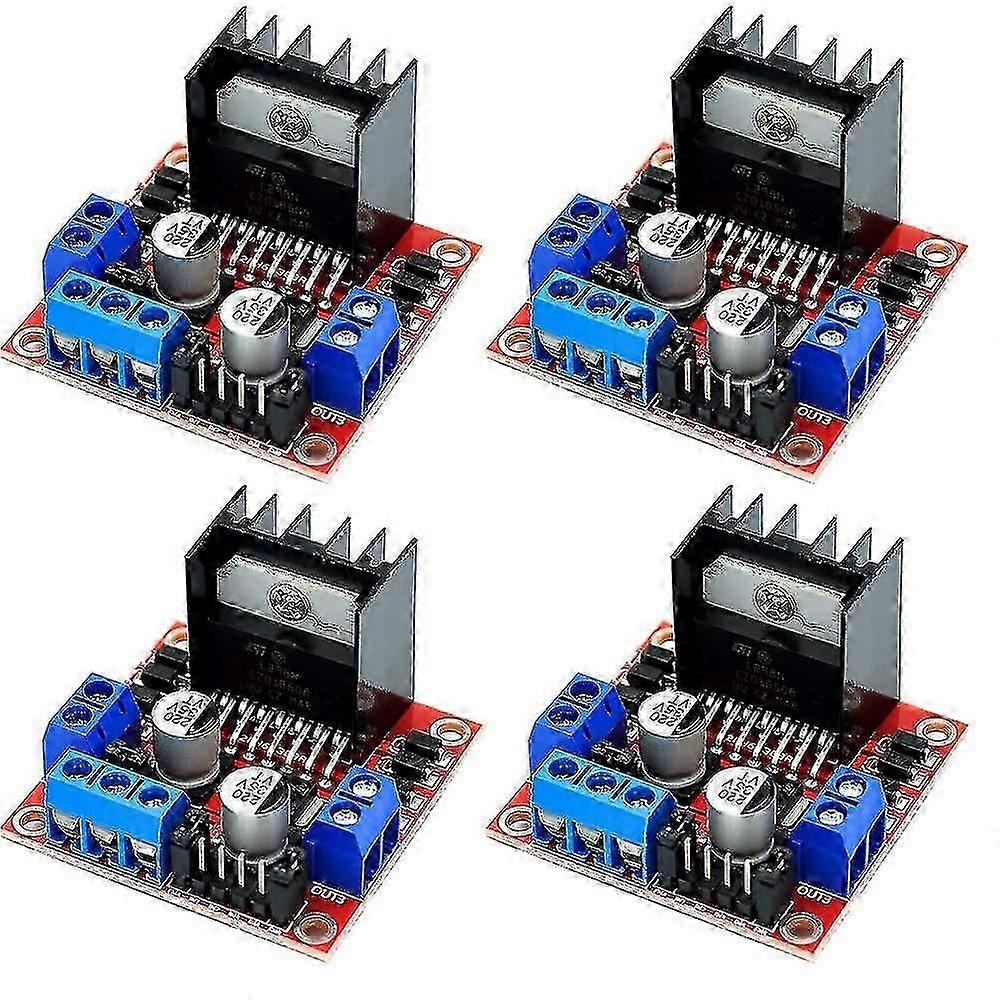 4dílný L298n Dvojitý Můstek DC Krokový Motor Řídicí Modul Desky Pro Arduino