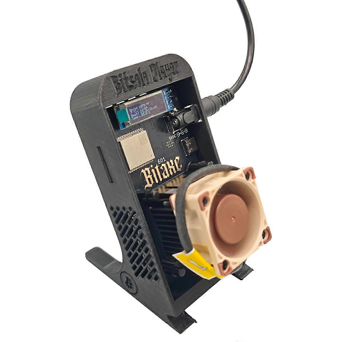 Silent Bitaxe Gamma 601 BTC Solo Miner From Antminer S21 Pro BR PLUG