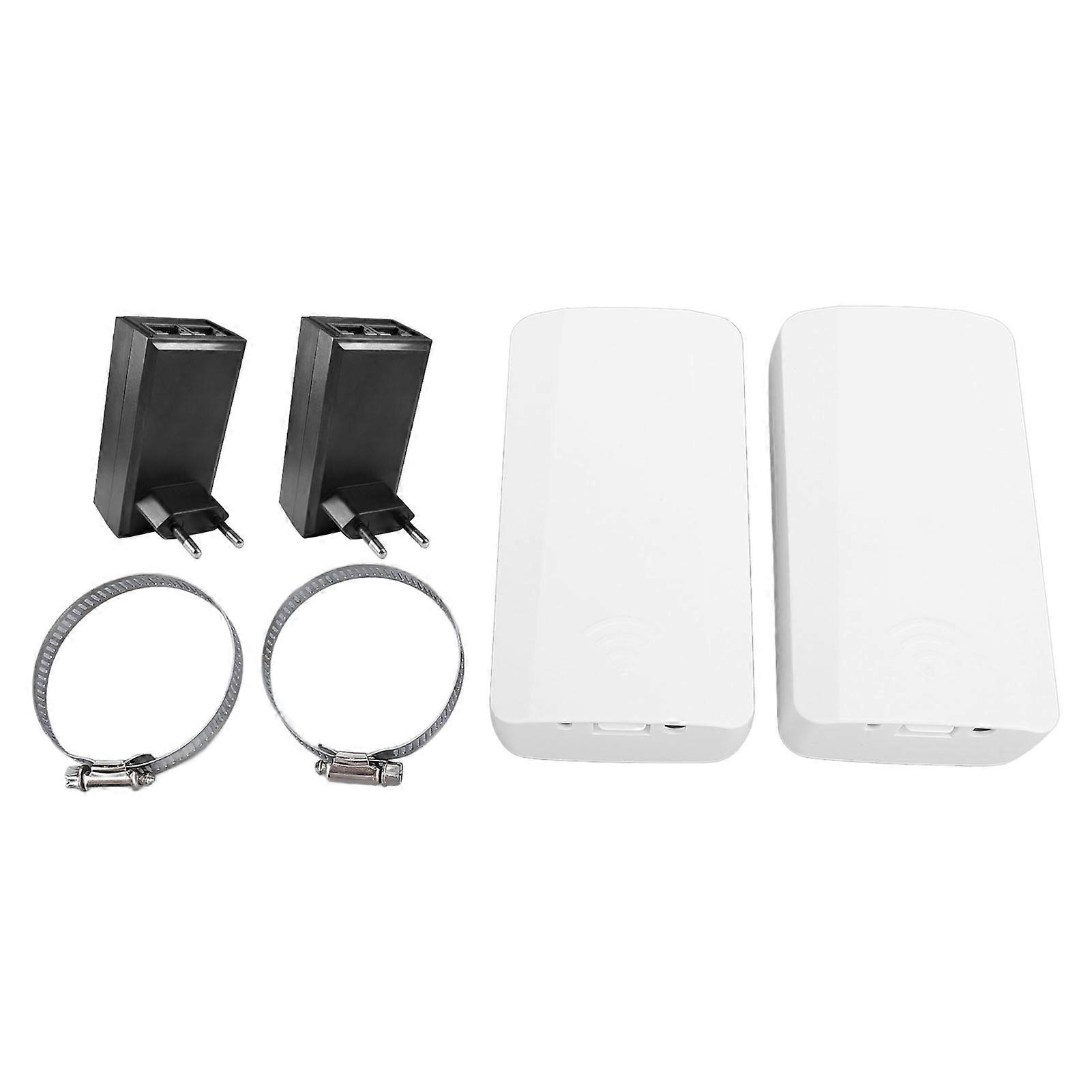 Pont sans fil 2.4G 300Mbps 500m longue portée à point IP65 Kit de pont WiFi étanche pour l’extérieur