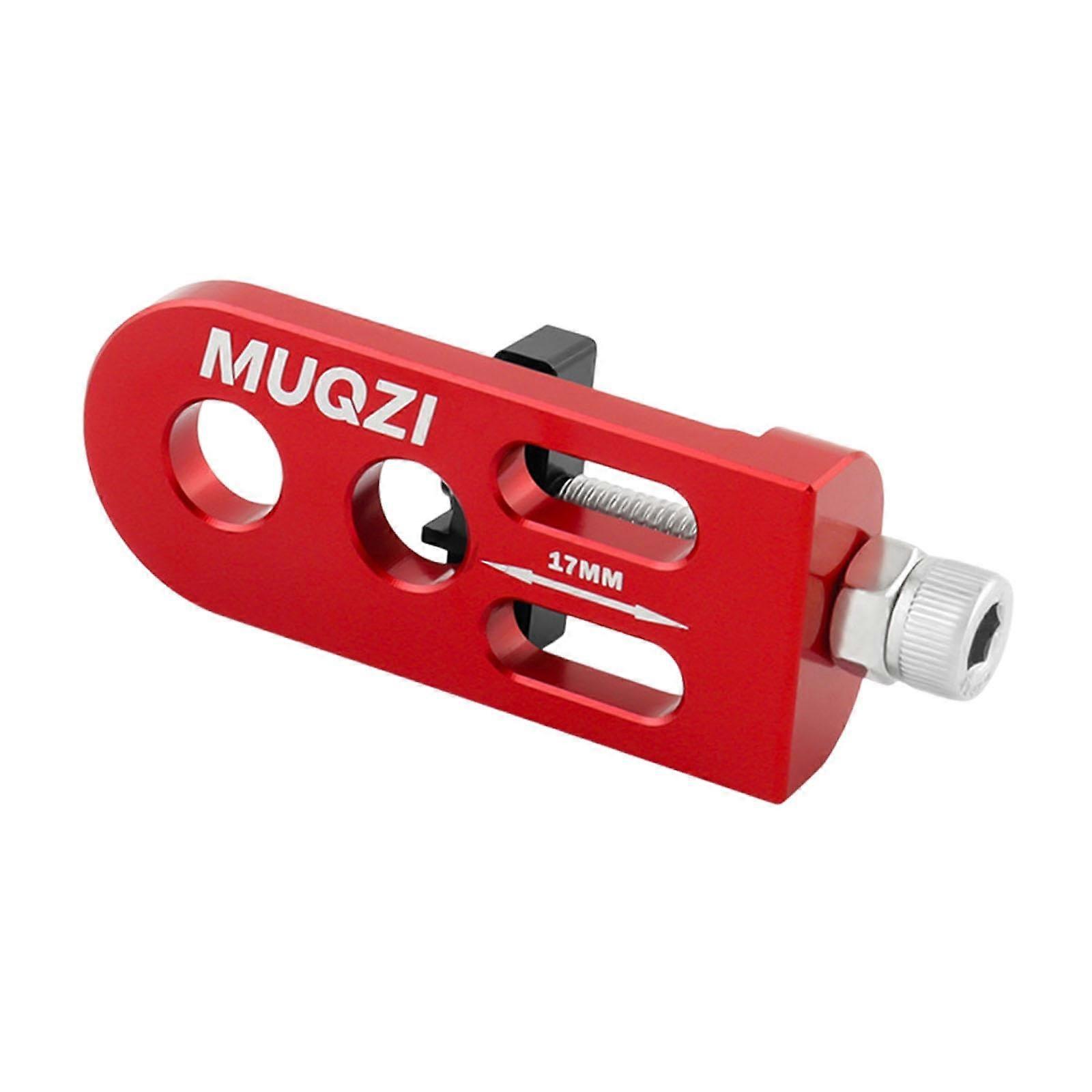 Bicycle Chain Tensioner, Aluminum Alloy Chain Tensioner, Chain Lock for BMX Single Speed Bicycle, Red