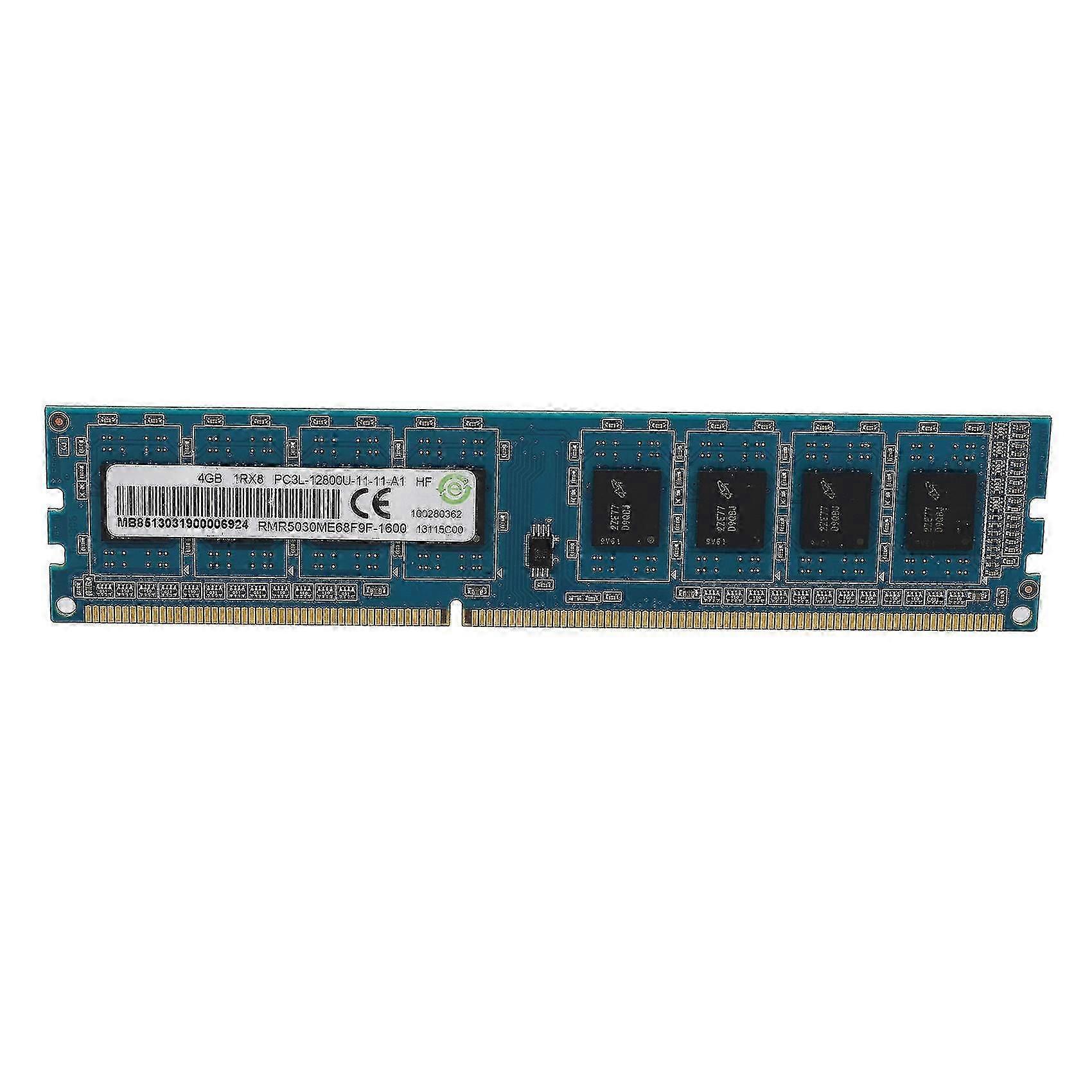 Ddr3 4gb Desktop Memory 1rx8 Pc3l-12800u 1600mhz 240pins 1.35v Cl11 Dimm Ram For Intel Amd Motherbo