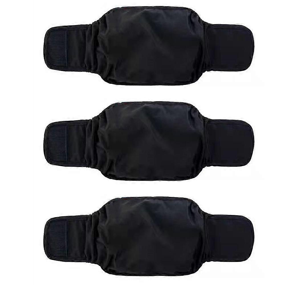 3個の男性犬用おむつラップ、洗える子犬