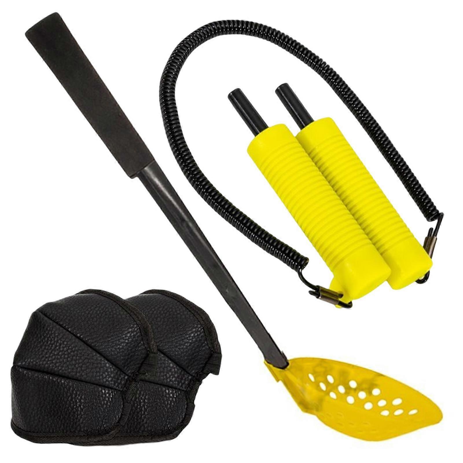 Portable Retractable Ice Pick Threaded Handle for Fishing Emergency