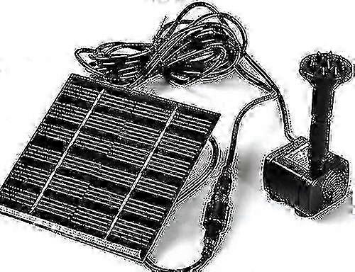 ソーラーガーデンポンプ、セパレートパネル&4アジャスタブルスプレー付き