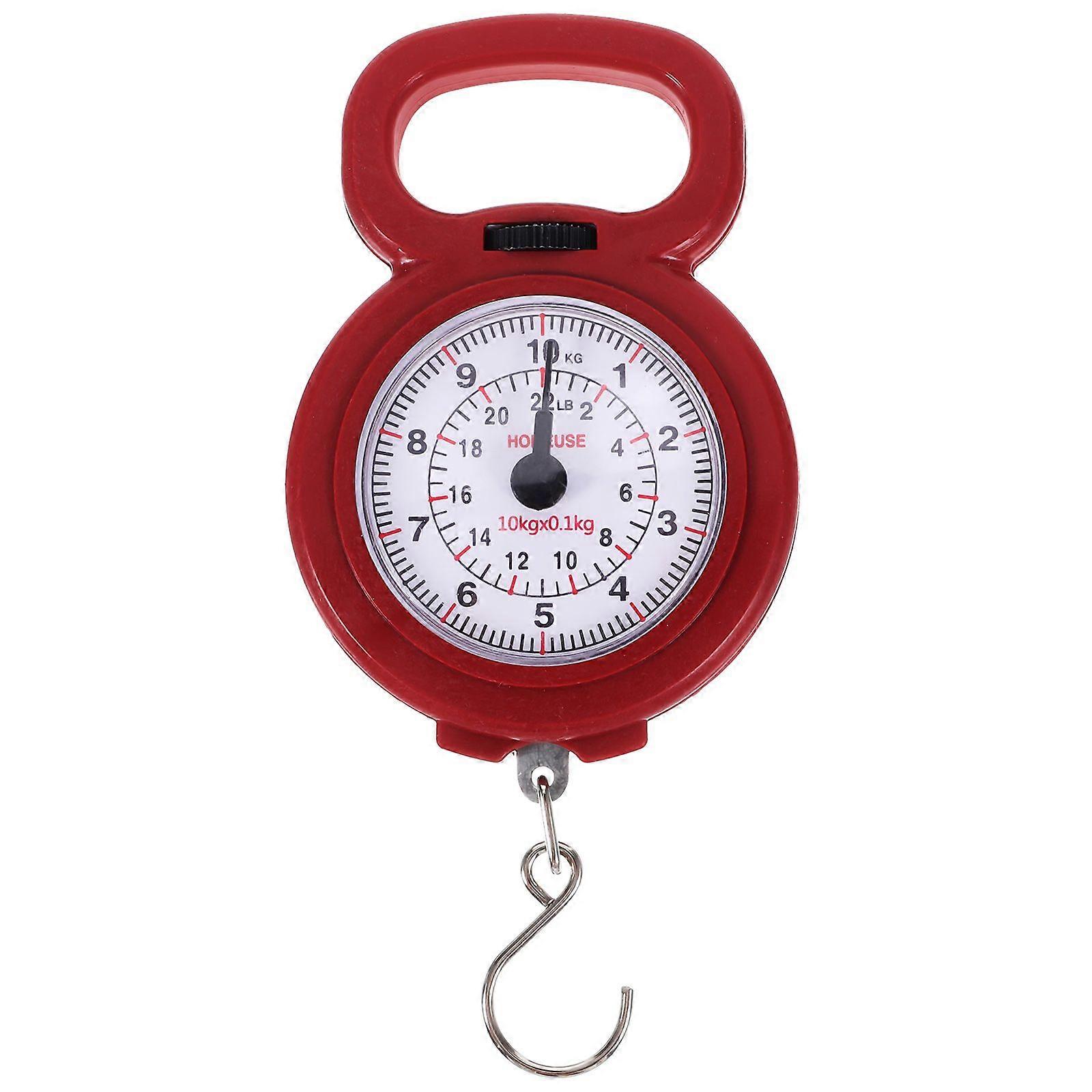 Manual Hanging Scale Small Hanging Scale High Accuracy Weight Scale for Kitchen Fishing Farms(10kg)