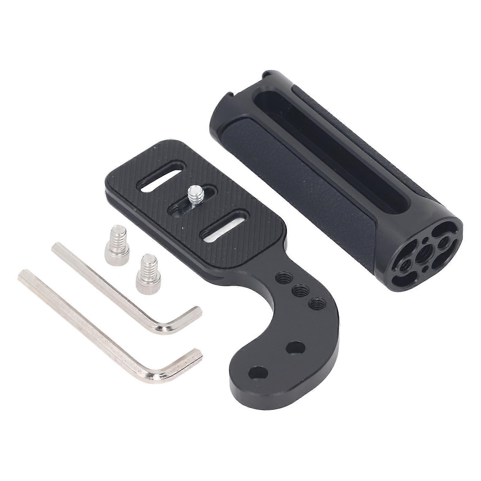 Universal Grip with Cold Shoe Mount Ergonomic Side Handle Vertical Shoot Plate for Mirrorless Camera