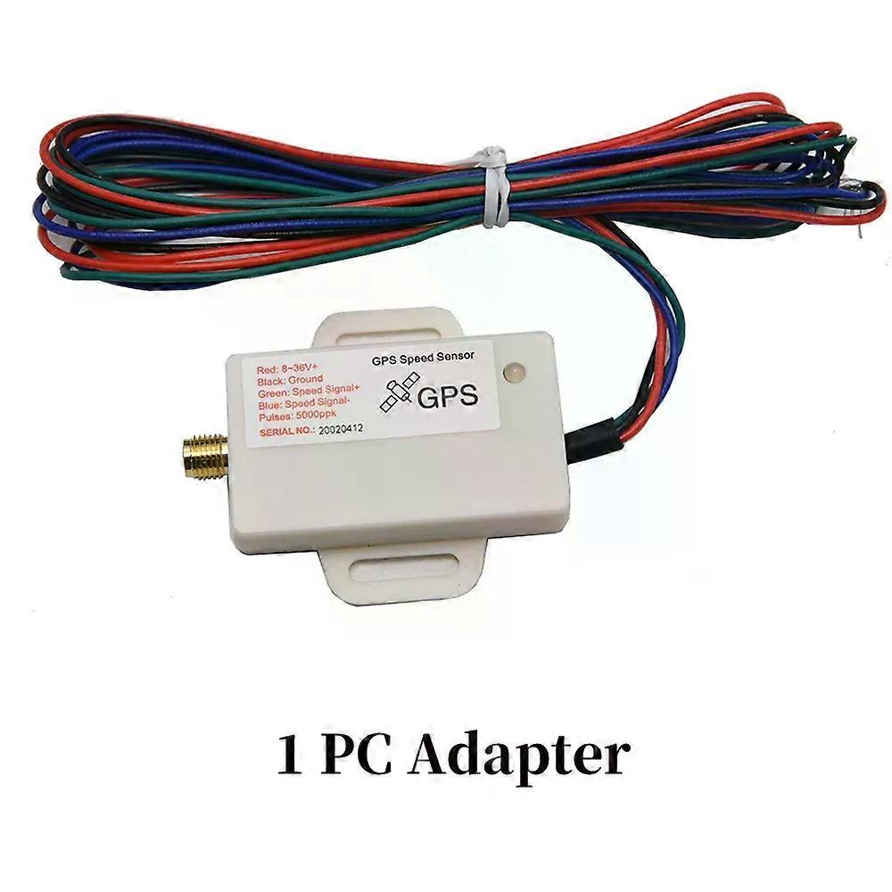 Universal GPS Speed Sensor Mini Speedometer Sensor Adapter Kit with GPS Antenna Speedometer Gauge Signal compatible for Car 12V/24V