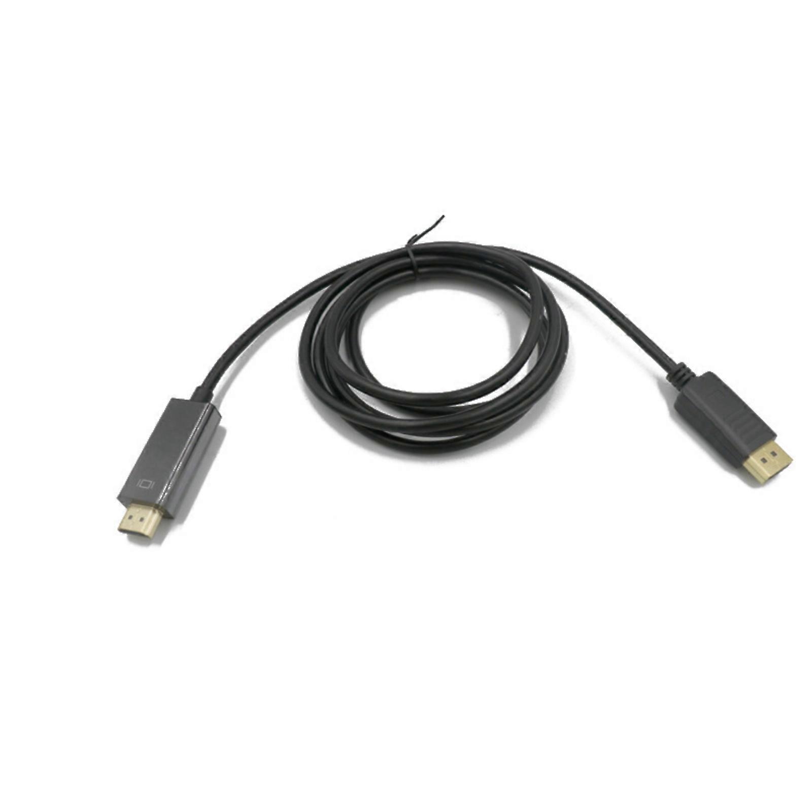 1.8m DP to HDTV Connection Cable for TVs and Projectors Featuring Electromagnetic Interferences Reduction