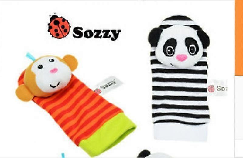 Baba csörgő játékok Puha lábú zokni Csörgők Boka acsörgő Ajándék Alapvető kellékek a baba zoknihoz(C)