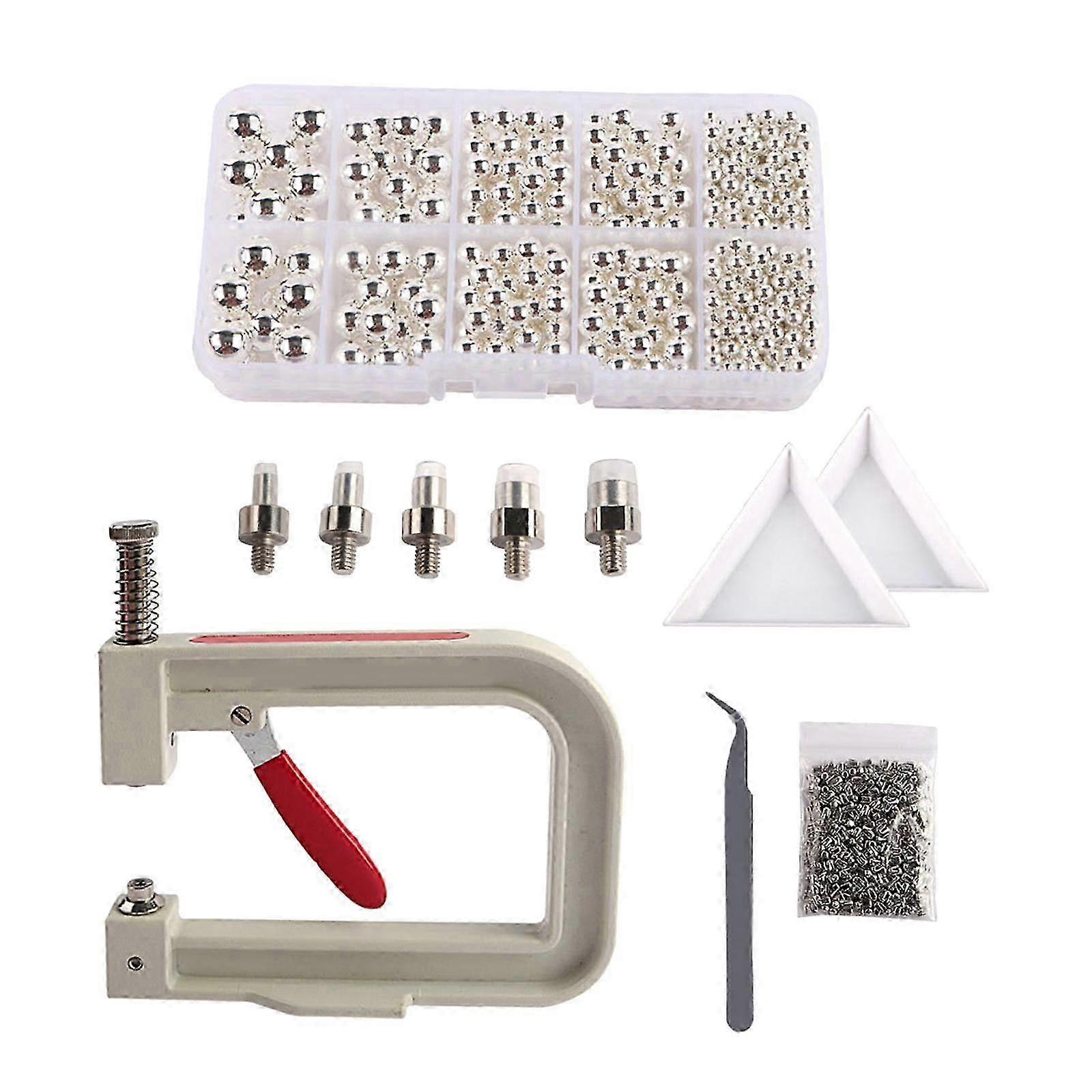 Hand Press Pearl Setter Tool Pearl Handmade Setting Machine Pearl Setting Machine for Clothes