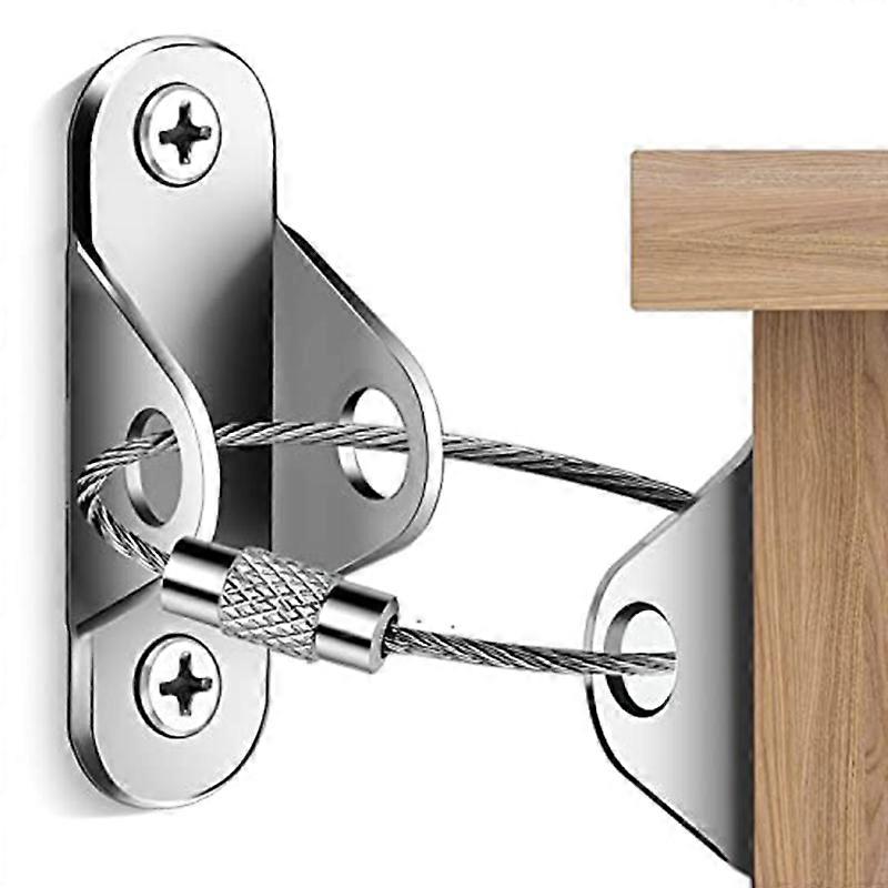 Furniture Anchor ( Of10) Anti-Tip Furniture Anchor,B
