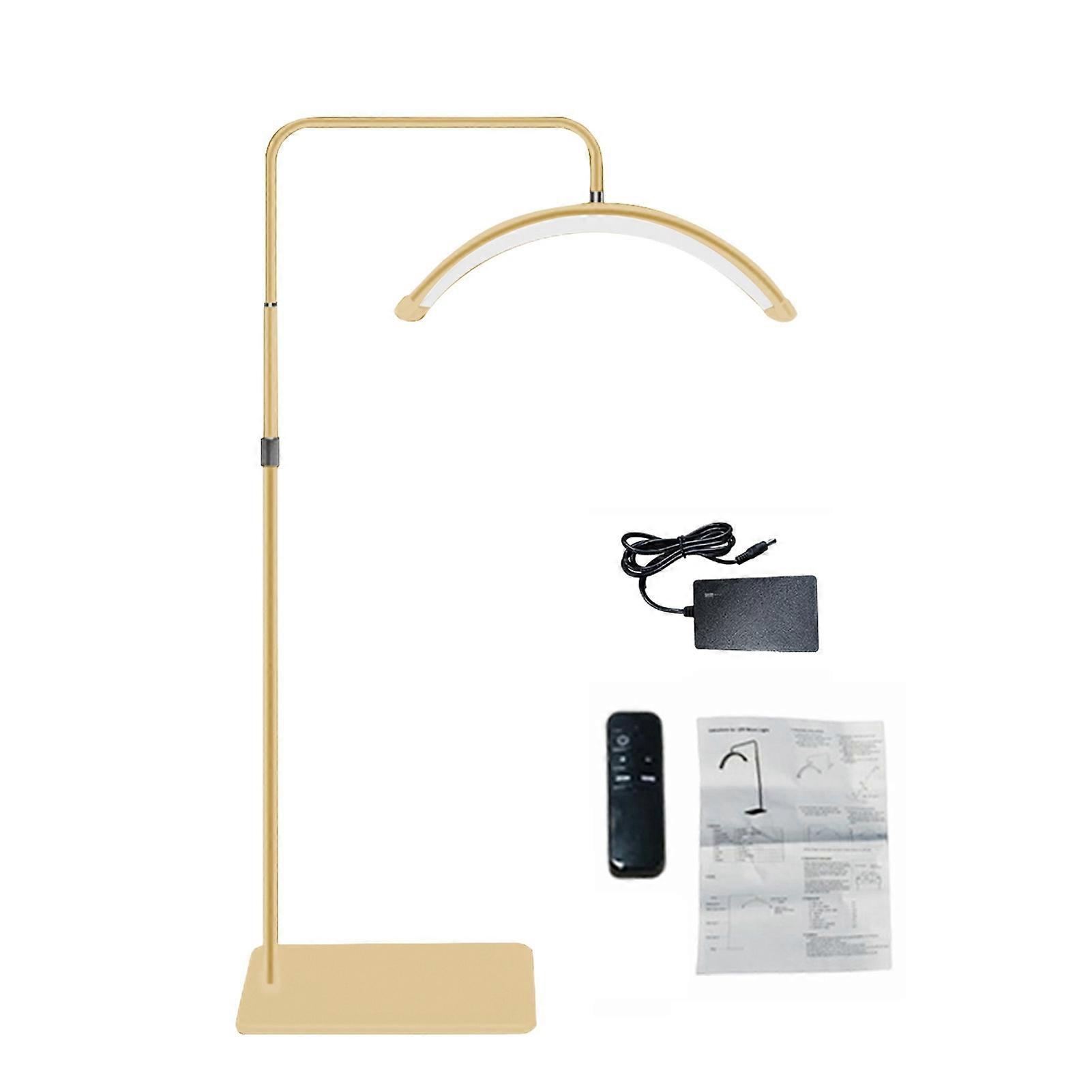 Demi-lune Floor Fill Bi Color Temperature 3200K-5600K LED Vidéo avec support de lampadaire réglable