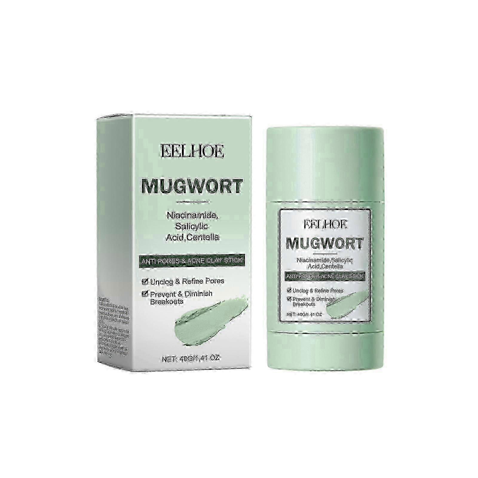 Mugwort Removing Blackhead Cleansing Mud Mask Deeply Hydrates And Cleanses Pores, Brightens And Moisturizes Blackhead Removing Mud Mask