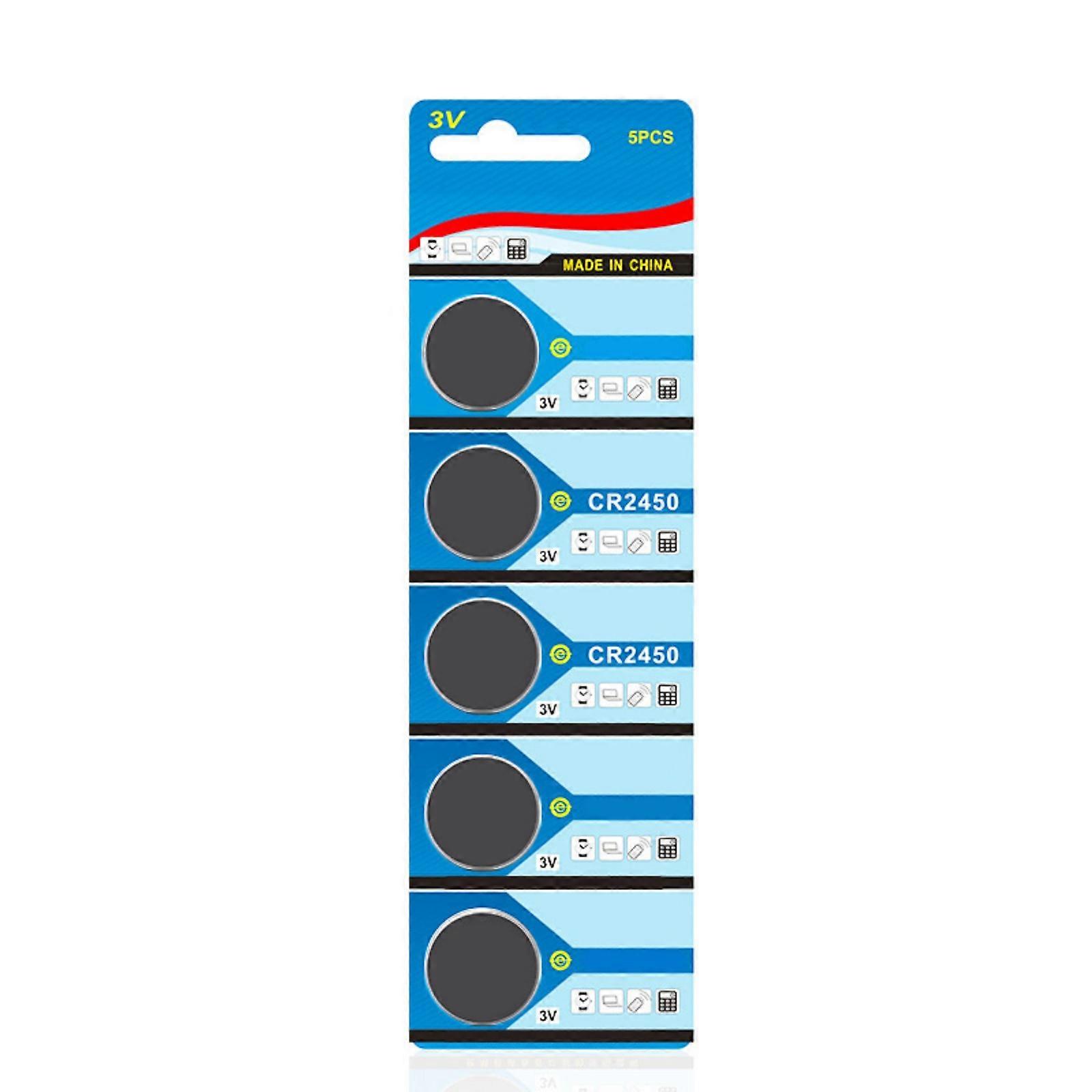 CR2450 3V Lithium Button Cells for Stable Voltage in Key Remotes and Toy Applications
