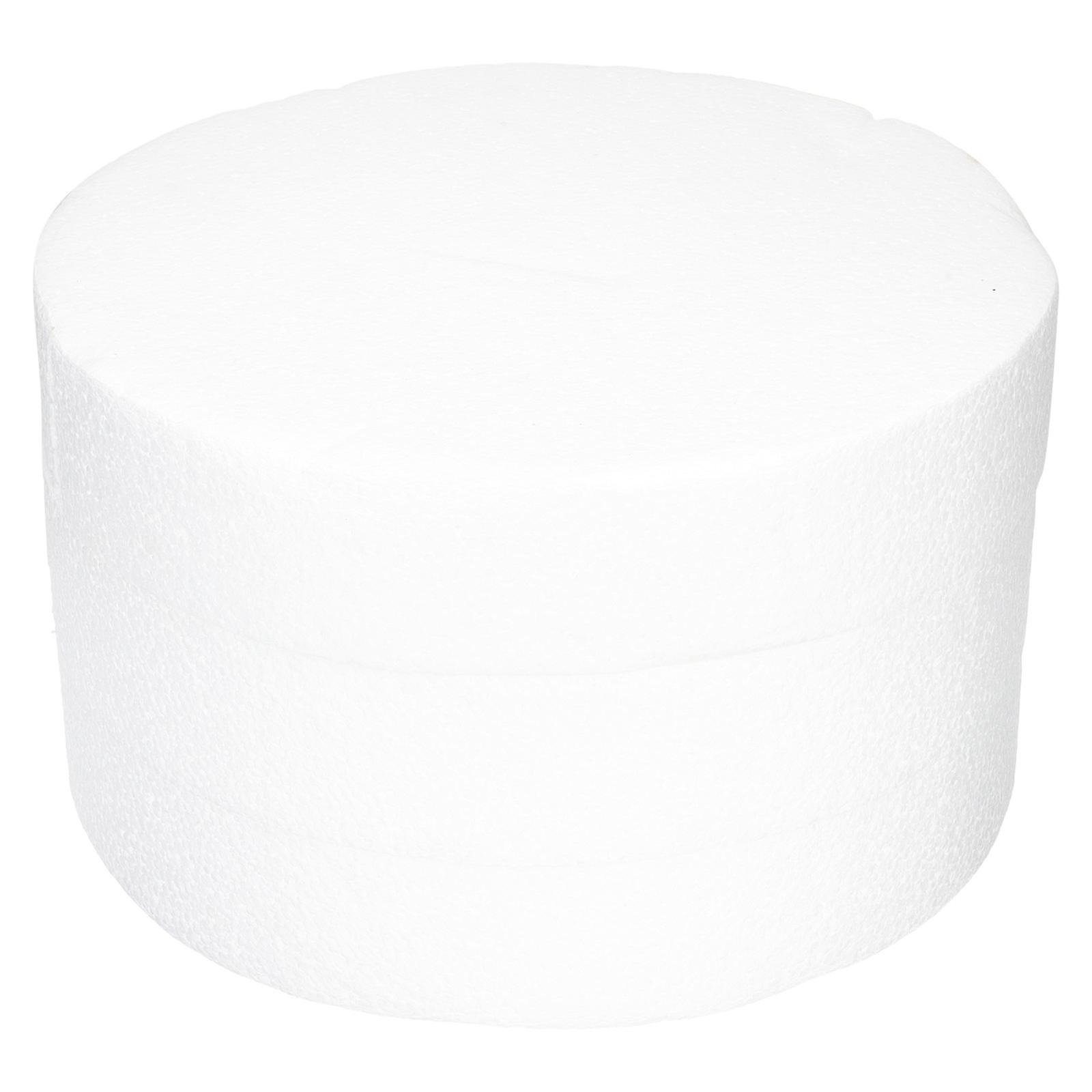 3Pcs DIY Foam Circles Round Floral Arrangement Foam Cylinder Cake Model
