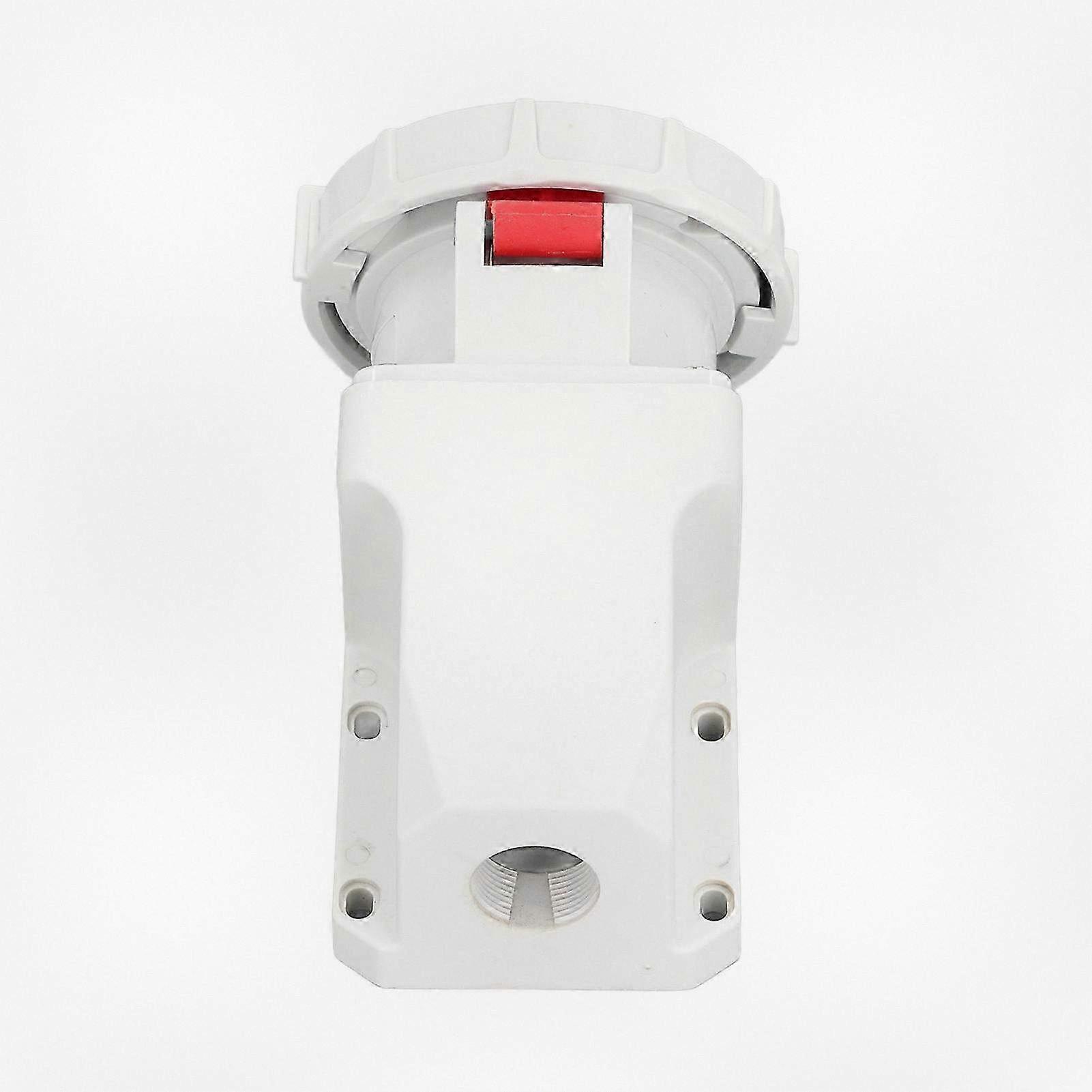 Waterproof Surface Mounted Industrial Connector Socket with 5 Pins, 32A, 3P N E for 220-380V and 240-415V Applications