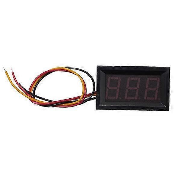 DC 0-99.9V 3 Wire LED Digital Display Panel Volt Meter Voltage Voltmeter Car Motor - GREEN