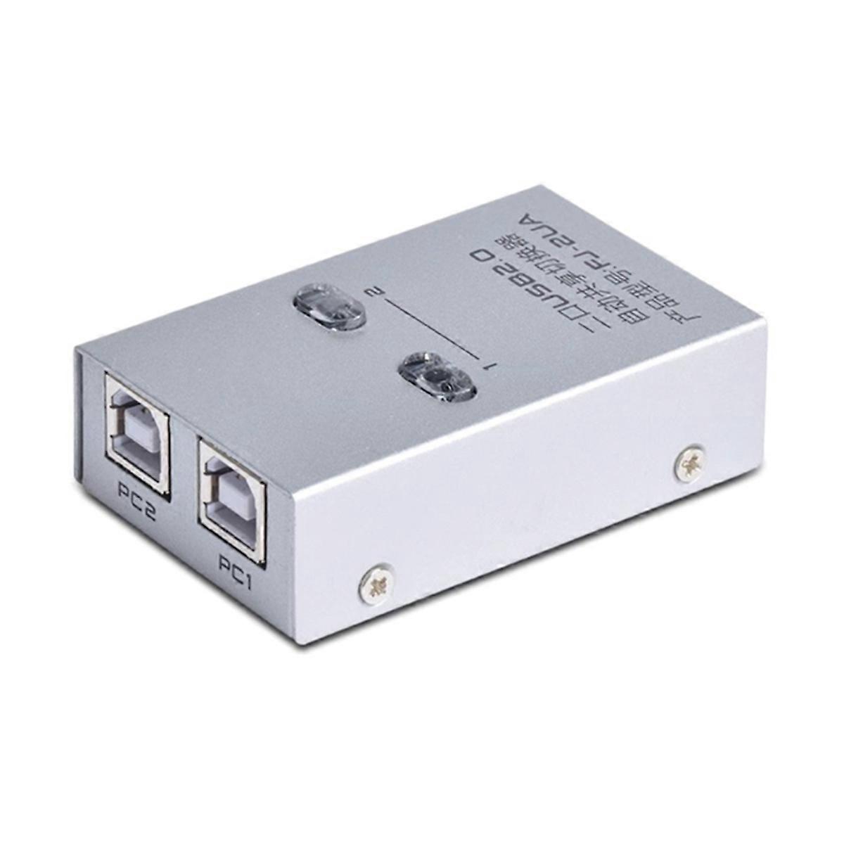 2 Port USB2.0 Sharing Manual Switcher Box Hub Share USB Device for Printer 2UA Two Port Switching