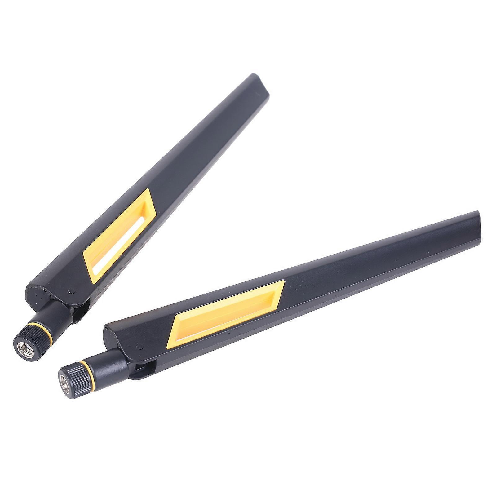 Double Bands WiFi 2.4GHz 5GHz 8dBi RPSMA Male Antenna (2-Pack) for WiFi Routers WirelessNetworking Card Camera