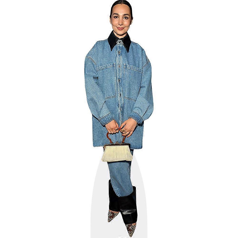 Emily Bear (Denim) Cardboard Cutout (lifesize OR mini size). Standee. Stand Up.