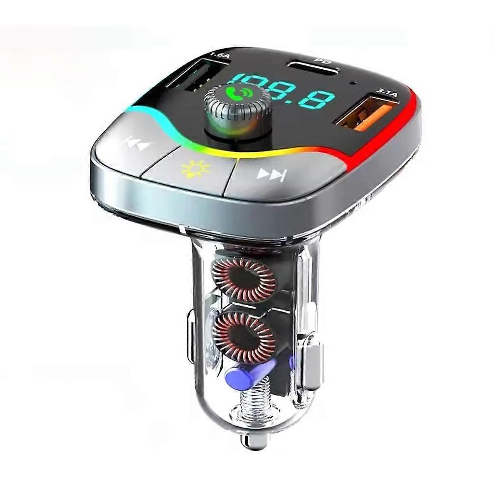 Auto-Player FM-Transmitter Bluetooth 5.3 PD Freisprecheinrichtung Schnelles Autoladegerät