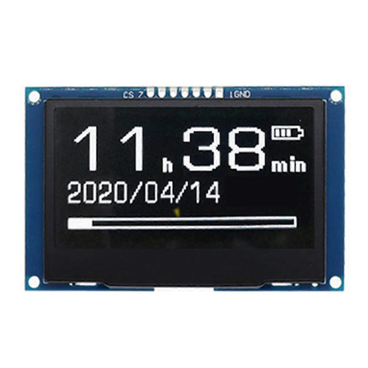 2.42Inch OLED Display Module 128x64, SSD1309 SPI I2C Serial Interface, High Definition LCD Screen White