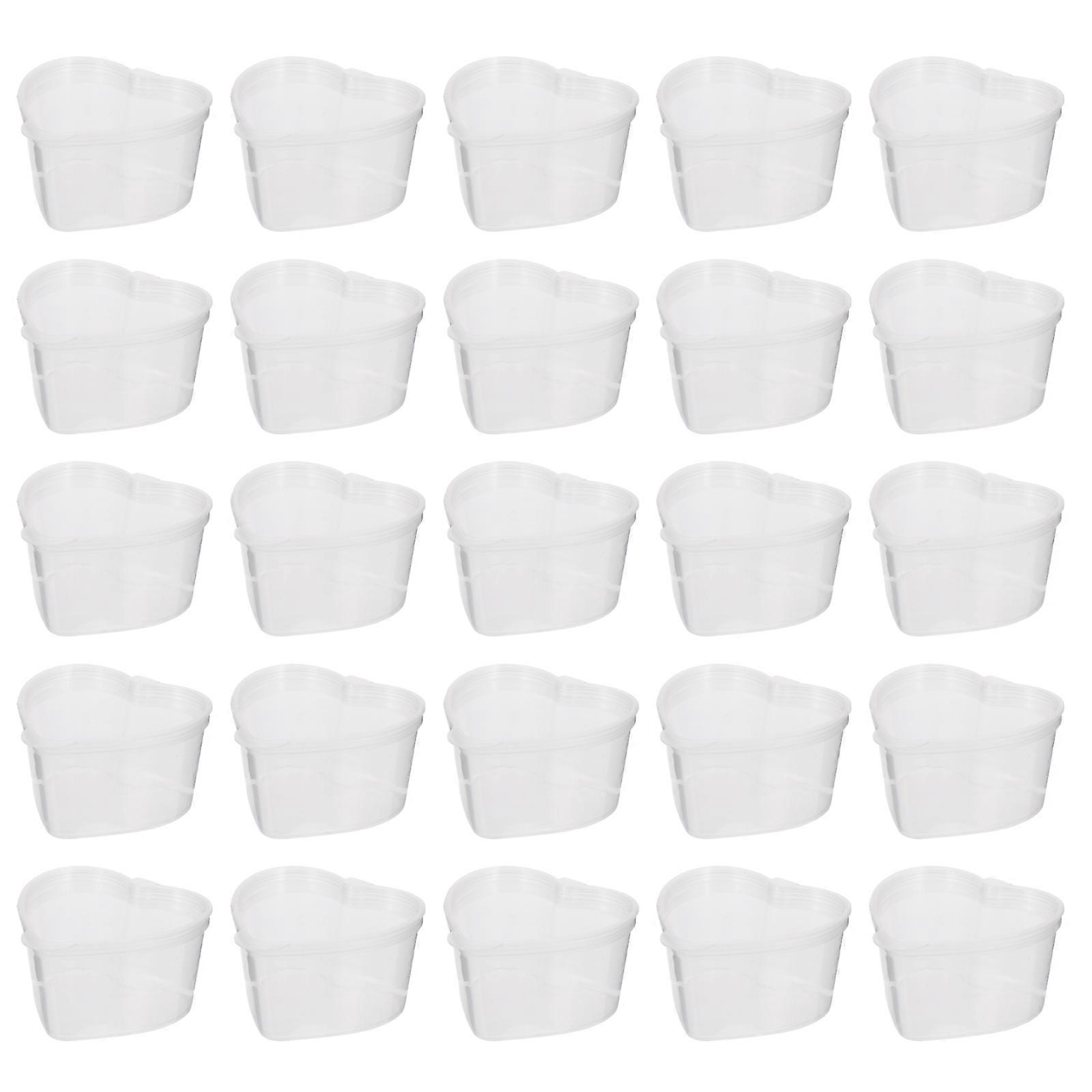 Reusuable Heart Shaped Containers Fit Lids for Spice Management