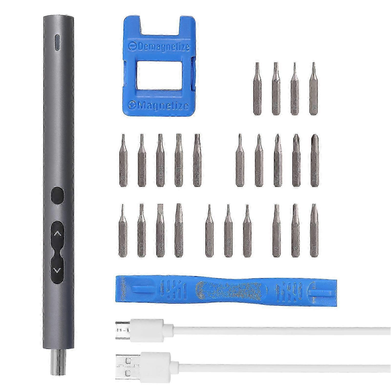 Multi-use Electric Screwdriver Drill Bit Set with Rechargeable Cordless Design