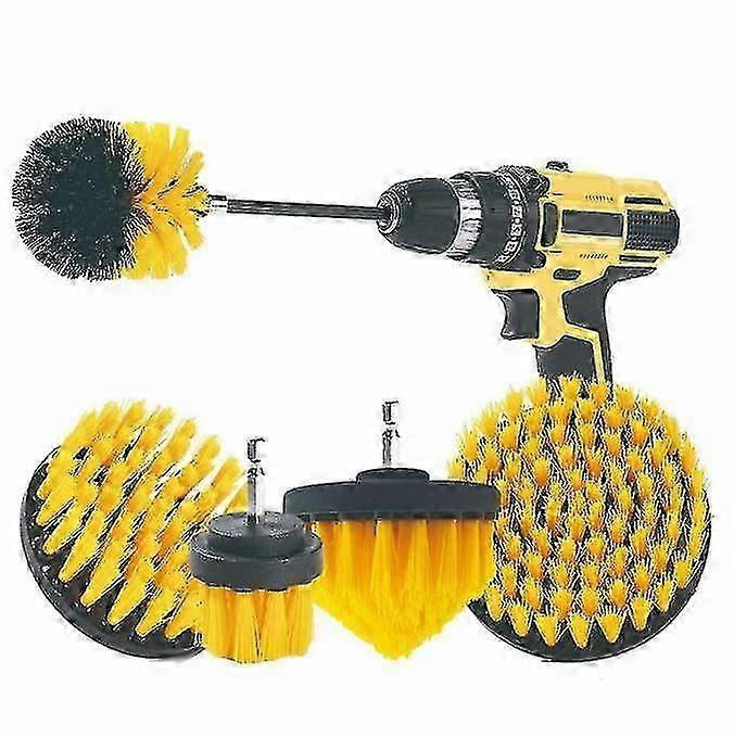 Drill Brush Attachment Set power Cleaning Scrub Brush