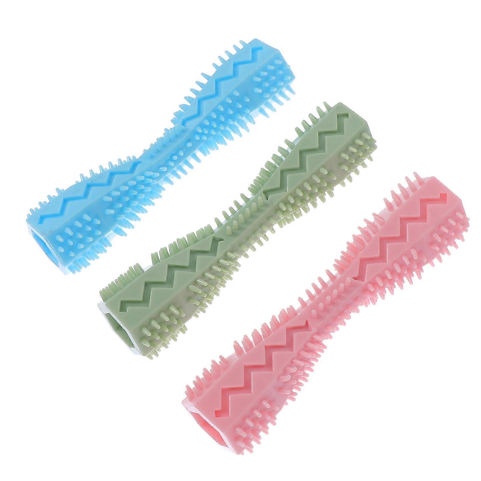 3Pcs Pet Chew Toys Portable Cat Dog Teething Toys Interactive Playthings