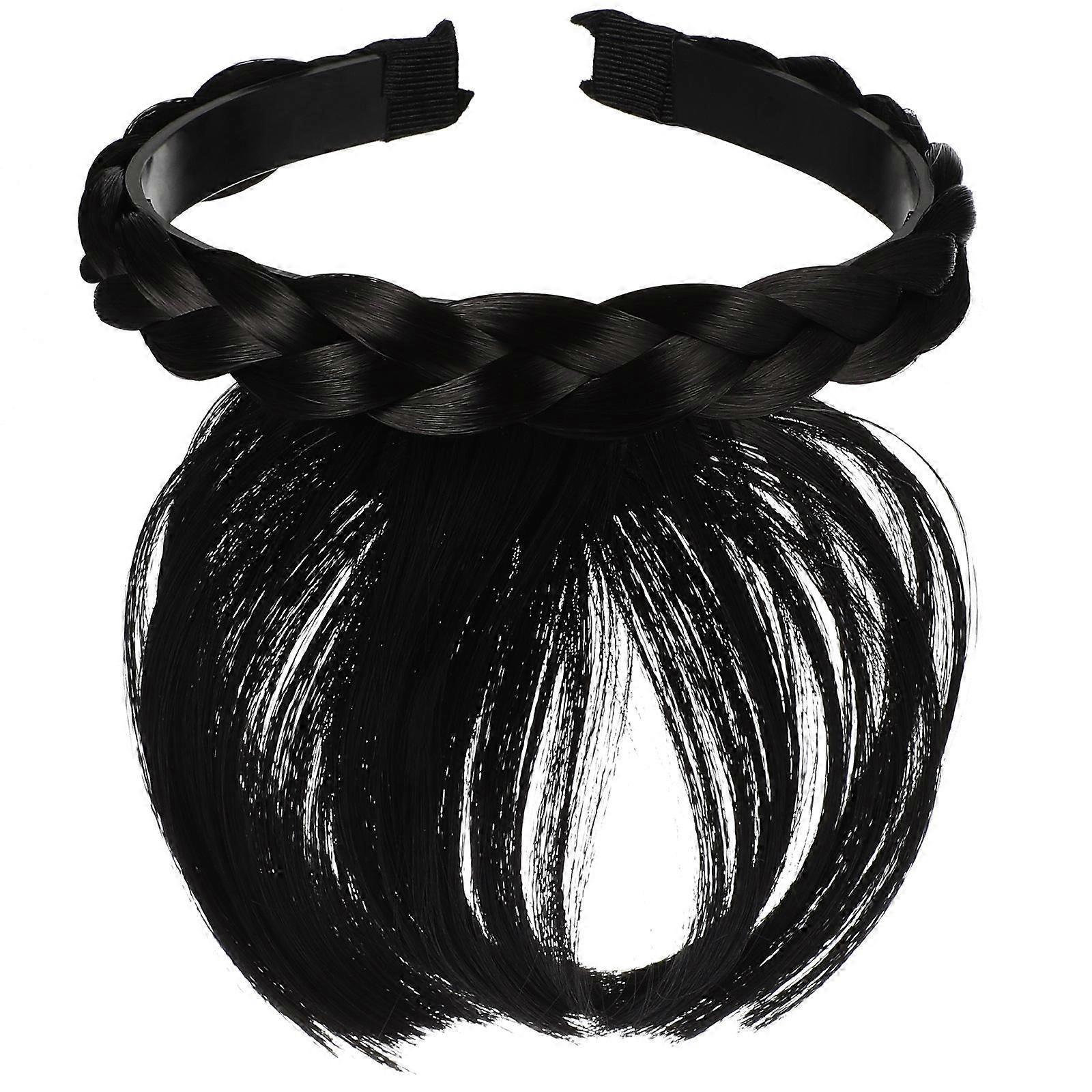 Smooth Touch Headband with Bangs for Square and Heart Face Shapes