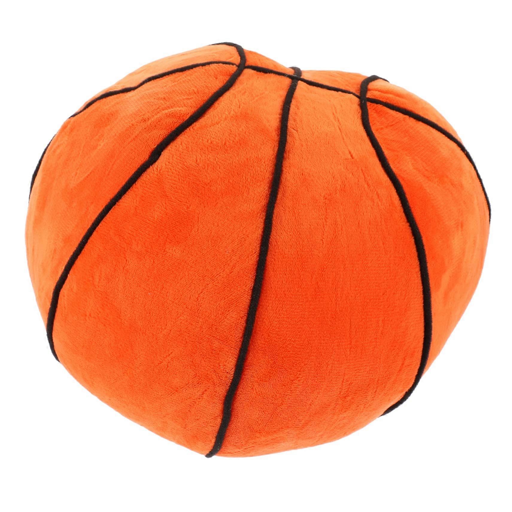 Plush Basketball Toy Cushion Soft Decoration Cushion for 's Room Multifunctional Throw Pillow Safe Material for Relaxed Sleep and Fun
