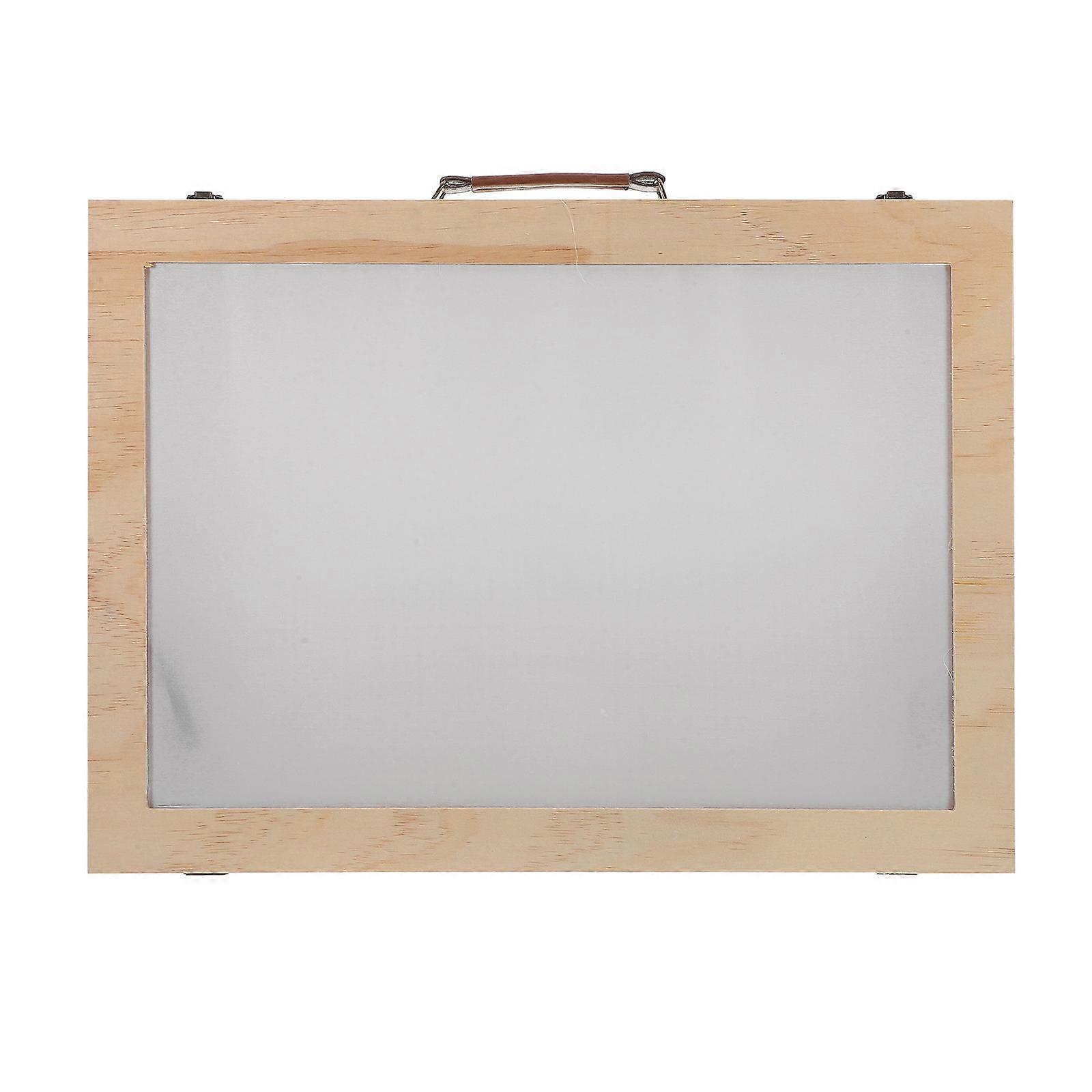 Wooden Box Diy Traditional Shadow Toy For Classroom Use And Home Entertainment Rectangular Shape Cultural Item 1Pcs