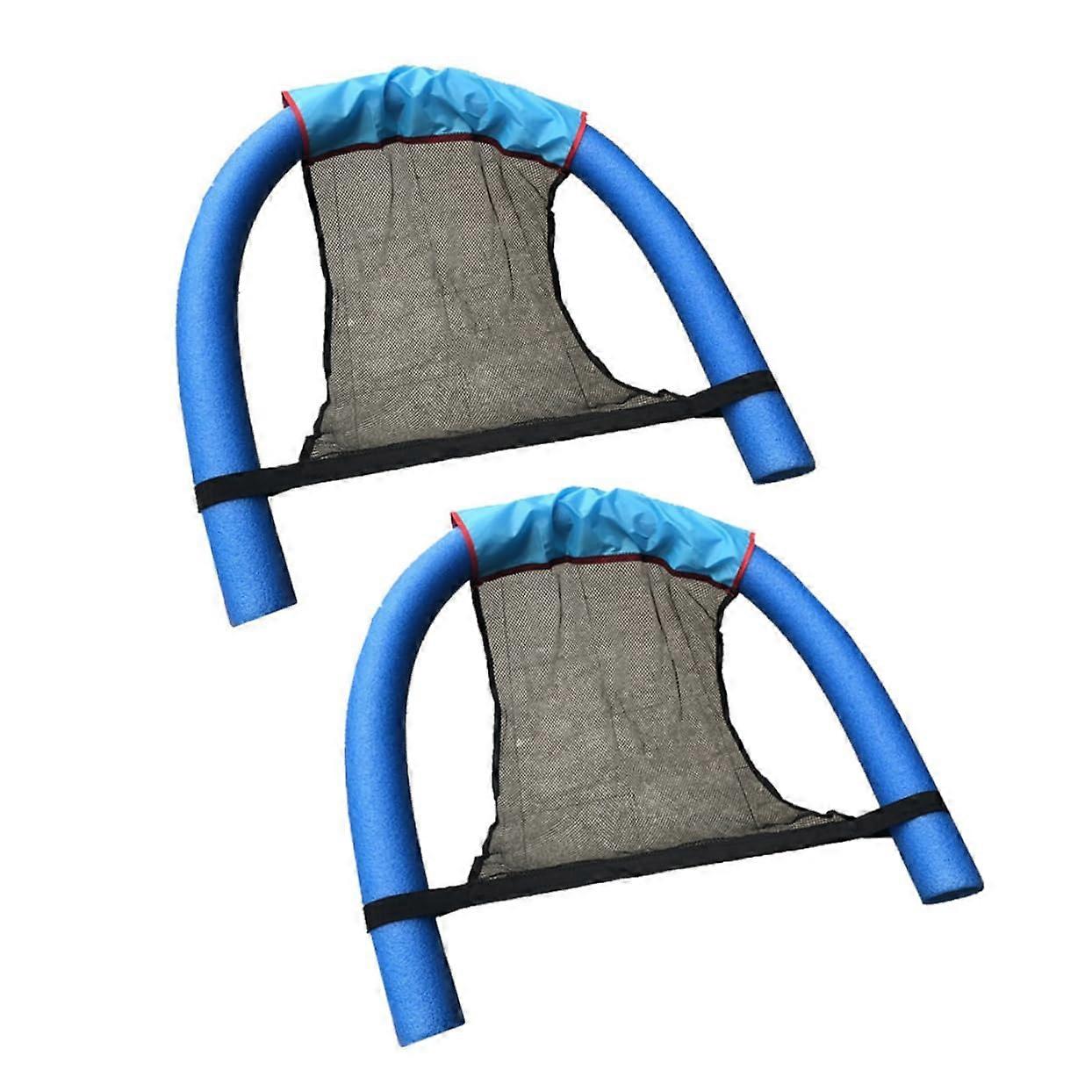 2 pieces swimming chair net for adults floating stick net for pool and beach high performance durable for summer parties and the water