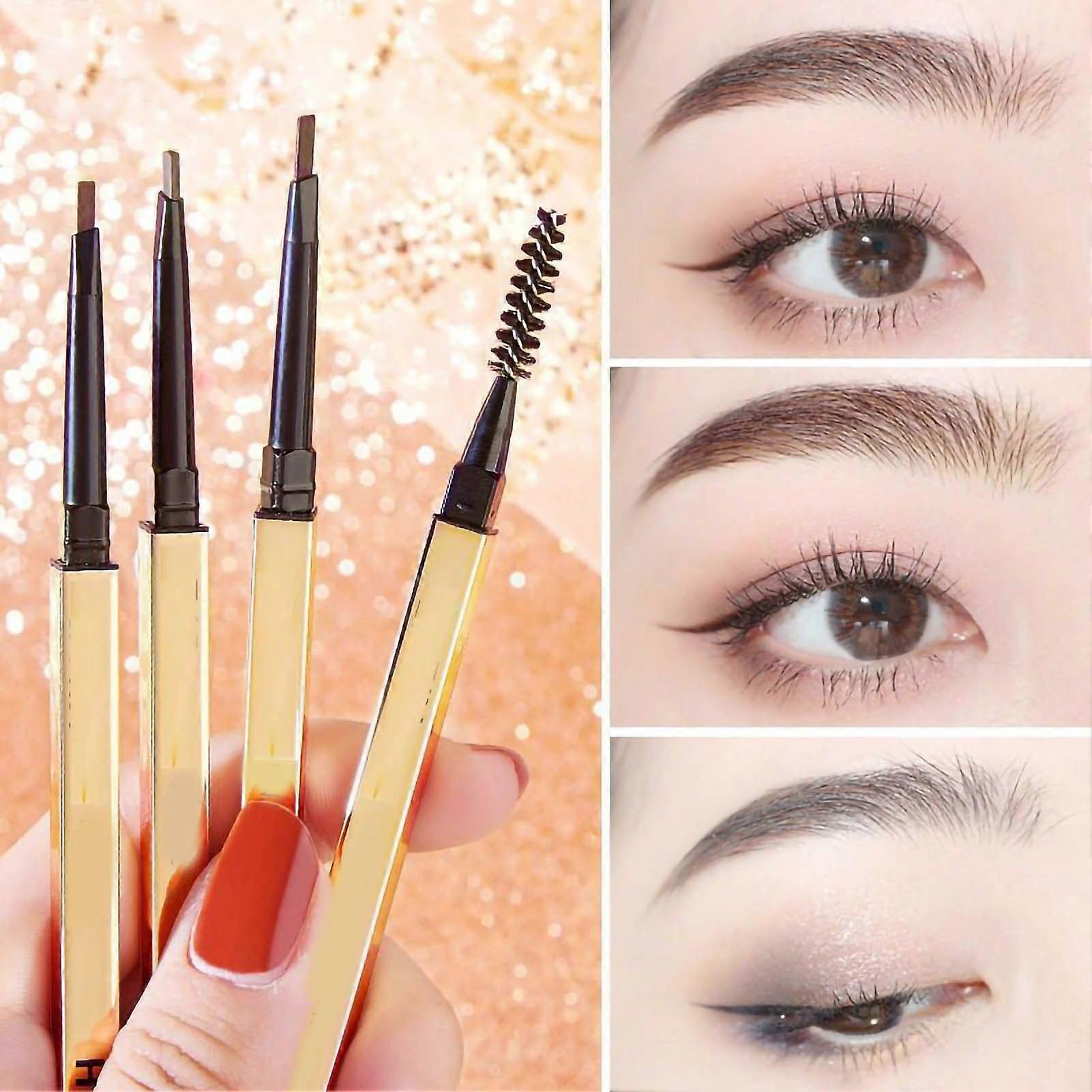 2025 Latest Model Eyebrow Pencil Waterproof Small Gold Bar Small Triangle Prof...