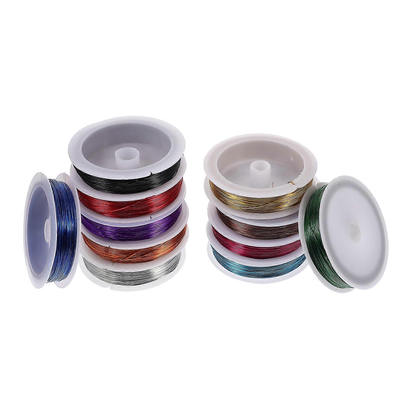 11 Rolls Bendable Colored for DIY Floral Arrangements, Jewelry Making and Handicraft Projects Mixed Colors